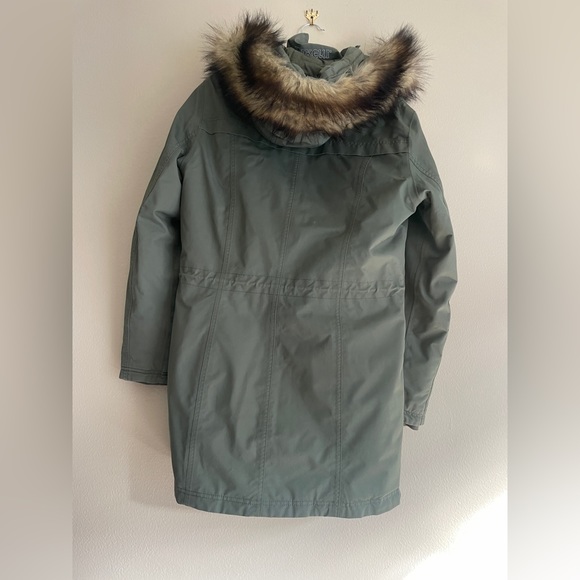 Pikeur Omira Green Waterproof Parka size: EU 42/USA10 like new - Picture 5 of 7
